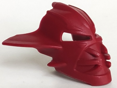 Large Figure Mask Jutlin in Dark Red