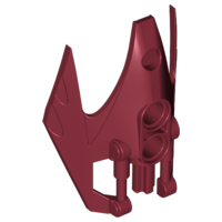Large Figure Shoulder Cover, Armour, Vorox in Dark Red