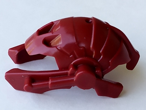 Large Figure Mask Cendox V1 / Kaxium V3 Flip Mask in Dark Red