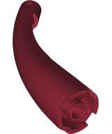 Animal / Creature Body Part, Tail / Claw / Horn / Branch / Tentacle, End Section, Large in Dark Red