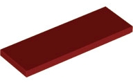Tile 2 x 6 in Dark Red
