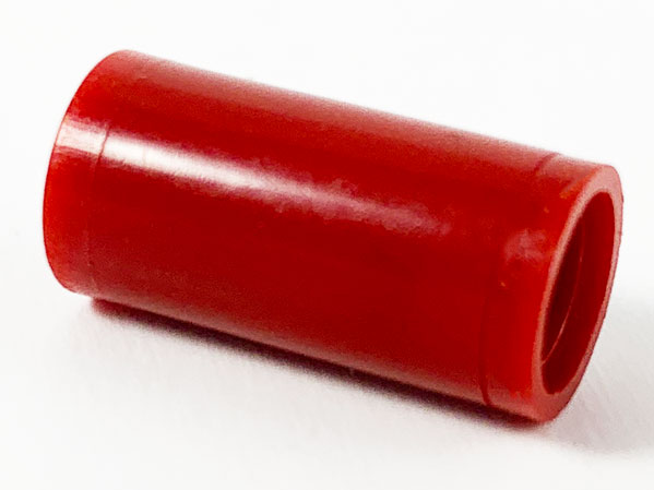 Technic Pin Connector Round [No Slot] in Dark Red