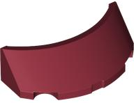 Windscreen 2 x 4 Half Dome in Dark Red