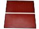 Tile 8 x 16 with Bottom Tubes in Dark Red