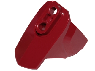 Large Figure Limb Cover, Size 4, Armor with Ball Joint Socket in Dark Red