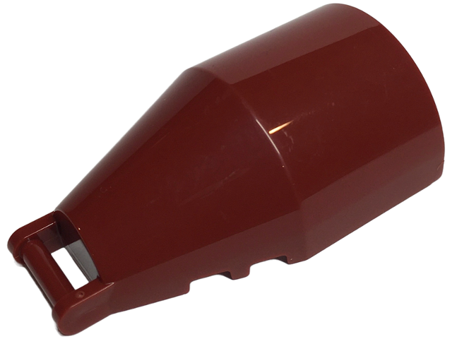 Windscreen 7 x 4 x 2 Round with Handle in Dark Red