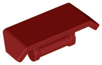 Spoiler 2 x 4 with Handle [Plain] in Dark Red