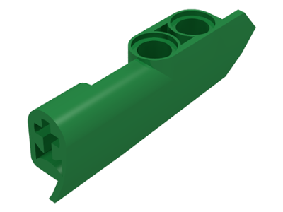 Technic Panel Fairing #21 5L Small Smooth, Side B in Green