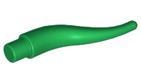 Animal Body Part, Horn (Cattle) / Tentacle / Vine / Branch / Tongue - Long in Green