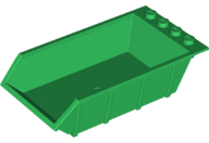 Tipper Bed 4 x 6, Solid Studs in Green