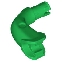 Arm, with Pin, Clip (No Hand) in Green