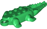 Animal Body Part, Alligator / Crocodile Body New Style in Green