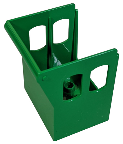 Duplo Boat Cabin 3 x 4 Base with Sloping Front in Green