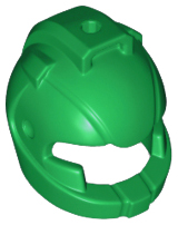 Helmet Space with Air Intakes and Hole on Top in Green