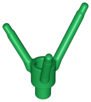 Plant, Flower Stem with Bottom Bar in Green