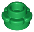 Plant, Flower, Plate Round 1 x 1 with 5 Petals in Green