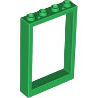 Window 1 x 4 x 5 with Hollow Studs in Green