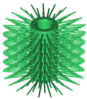 Street Sweeper Brush in Green