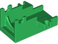 Launcher Base, Weapon Cannon Base 2 x 4 in Green
