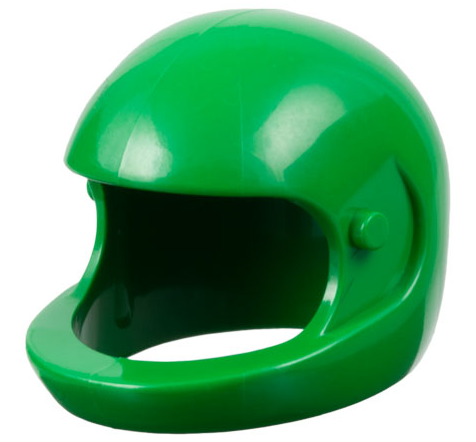Technic Figure Helmet in Green