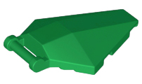 Windscreen 6 x 4 x 1 Hexagonal with Handle in Green