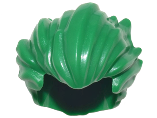 Hair Bushy Swept Back (The Joker) in Green