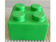 Brick Soft 2 x 2 in Green