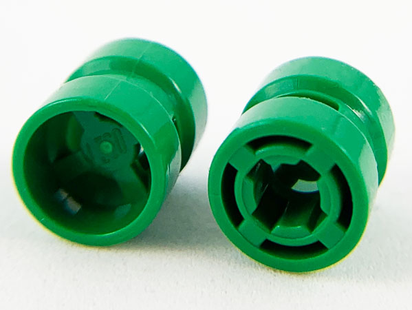 Wheel 8 x 9 with Hole Notched for Wheels Holder Pin in Green