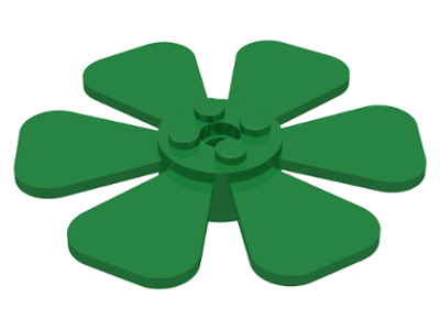 Propeller 6 Blade Fan 8 x 8 in Green