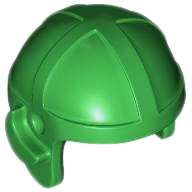 Hat / Helmet, Aviator Cap in Green