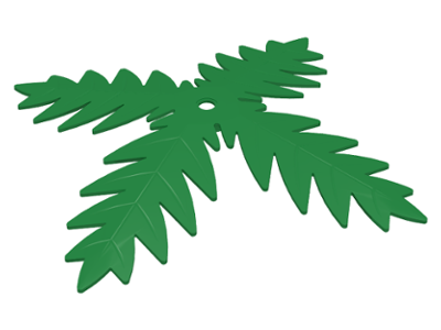Plant, Palm Tree Leaf 4 in Green