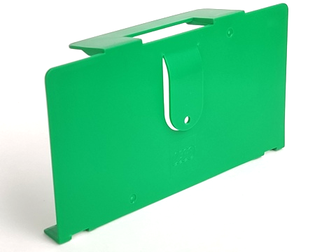 Sports Soccer Carrying Case Back with Belt Clip in Green