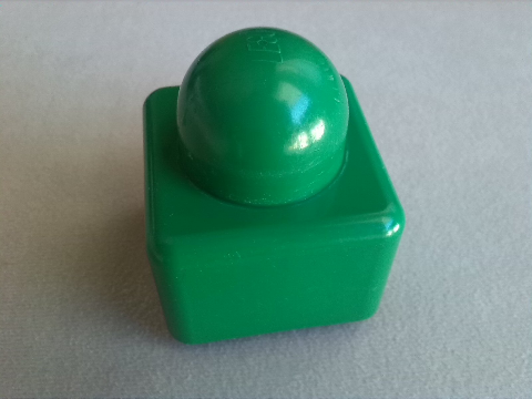 Primo Brick 1 x 1 in Green