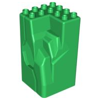 Duplo Rock Cave 4 x 4 x 6 in Green