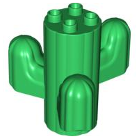 Duplo Plant Cactus in Green