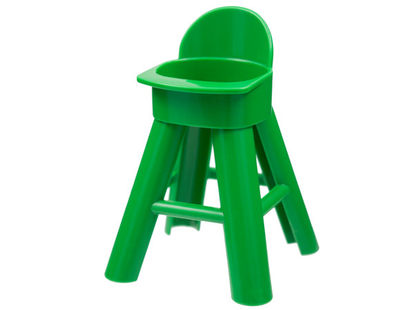 Duplo Doll High Chair in Green