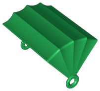 Duplo Doll Pram / Baby Carriage / Stroller Cover in Green