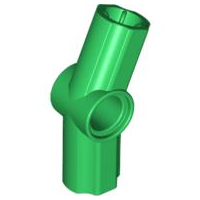 Technic Axle and Pin Connector Angled #3 - 157.5° in Green