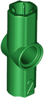 Technic Axle and Pin Connector Angled #2 - 180° in Green