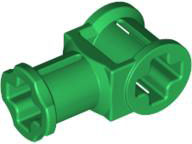 Technic Axle Connector with Axle Hole in Green