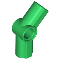 Technic Axle and Pin Connector Angled #4 - 135° in Green