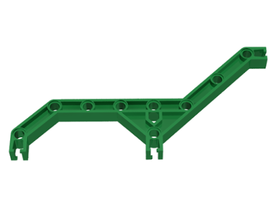 Znap Beam 16, 9 Holes, 5 Bends in Green