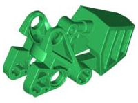 Large Figure Foot, with Ball Joint Socket 3 x 6 x 2 1/3 in Green