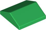 Brick Sloped 33° 2 x 2 Double in Green