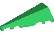 Brick Wedged, Sloped 2 x 5 Left in Green