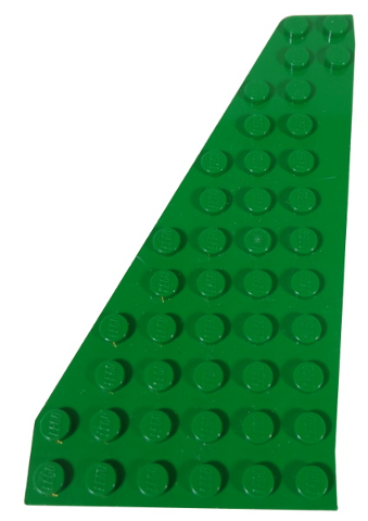 Wedge, Plate 7 x 12 Wing Right in Green