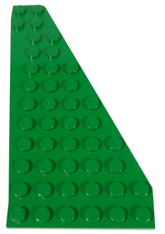 Wedge, Plate 7 x 12 Wing Left in Green