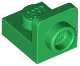 Bracket 1 x 1 - 1 x 1 Inverted in Green