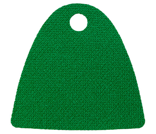 Neckwear Cape, Straight Bottom, One Top Hole [Spongy Stretchable Fabric] in Green
