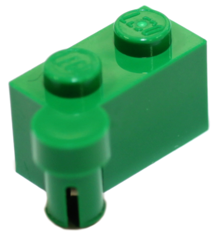 Hinge Brick 1 x 4 [Upper] in Green